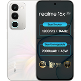 Realme 16x 5G 17.30 Centimeter (6.81) 50 MP + 2 MP Dual Rear & 8 MP Front Camera 144Hz HD+ LCD Display MediaTek Dimensity®6300 Octa Core Processor Smartphones Mobile