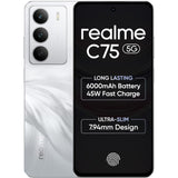 Realme C75 5G 16.94 Centimeter (6.67) 32MP Galaxy Core GC32E2 AF Rear Camera 8MP Front Camera 120Hz Eye Comfort HD+ LCD Display Mediatek Dimensity 6300 Octa Core Processor Smartphones Mobile