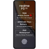 Realme P3 5G 16.94 Centimeter (6.67) Dual Rear Camera 50MP + 2MP AI Camera & 16MP Front Camera Full HD+ 120Hz AMOLED Esports Display Qualcomm Snapdragon® 6 Gen 4 5G 4nm Octa Core Processor Smartphones Mobile
