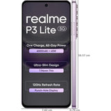 Realme P3 Lite 5G 16.94 Centimeter (6.67) 32MP Galaxycore GC32E2 AF Rear Camera 8MP Front Camera 120Hz Eye Comfort HD+ Display MediaTek Dimensity 6300 6nm Octa Core Processor Smartphones Mobile