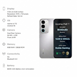 Realme P4R 5G 17.30 Centimeter (6.81) 50MP+2MP Dual Rear Camera 8MP Front Camera 144Hz HD+ LCD Display MediaTek Dimensity 6300 Octa Core Processor Smartphones Mobile