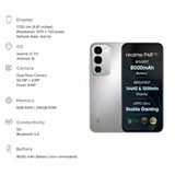 Realme P4R 5G 17.30 Centimeter (6.81) 50MP+2MP Dual Rear Camera 8MP Front Camera 144Hz HD+ LCD Display MediaTek Dimensity 6300 Octa Core Processor Smartphones Mobile