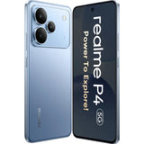 Realme P4 5G 17.20 Centimeter (6.77) 50MP OV50D40 Sensor AI + 8MP WideAngle Dual Rear Camera 16MP Front Camera 144Hz HyperGlow Full HD+ AMOLED Flexible Display Mediatek Dimensity 7400 Ultra 5G 4nm Octa Core Processor Smartphones Mobile