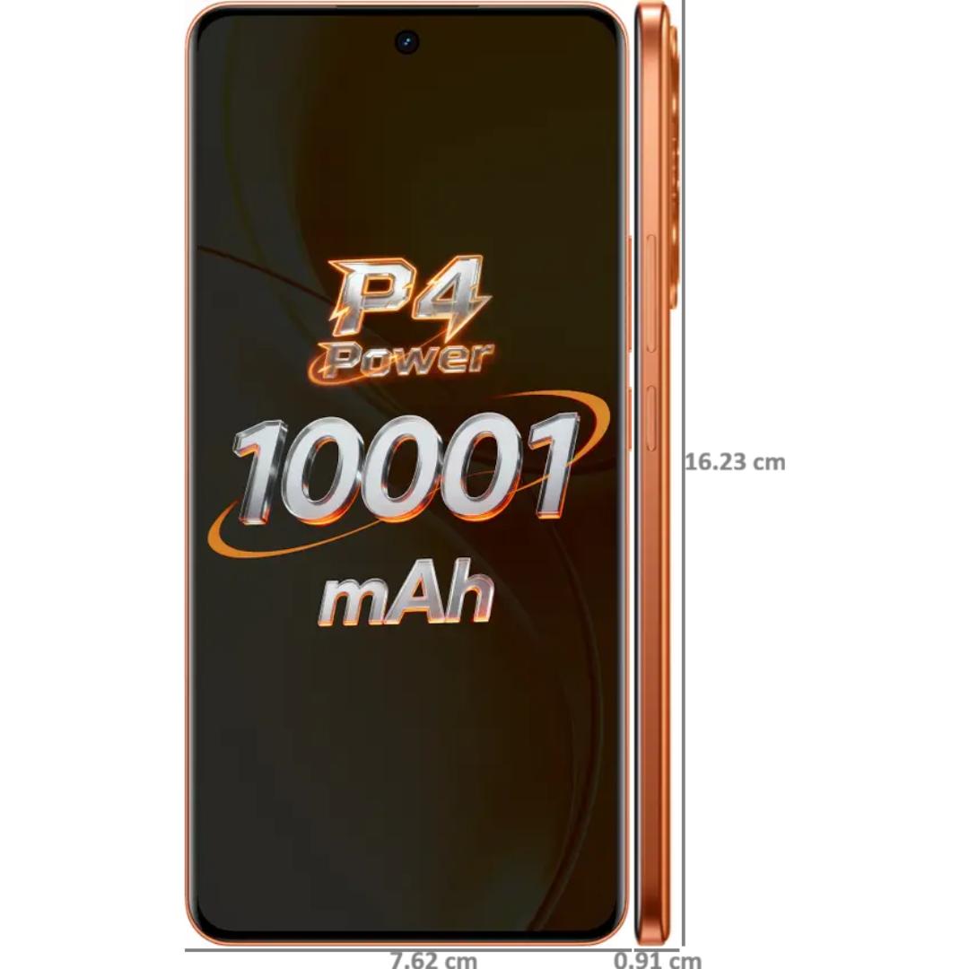 Realme P4 Power 5G 17.27 Centimeter (6.80) 50MP Sony IMX882 + 8MP Ultra Wide Dual Rear Camera 16MP Front Camera 144Hz Full HD+ 600nits Flexible Curved AMOLED Display MediaTek Dimensity 7400 Ultra 5G Octa Core Processor Smartphones Mobile