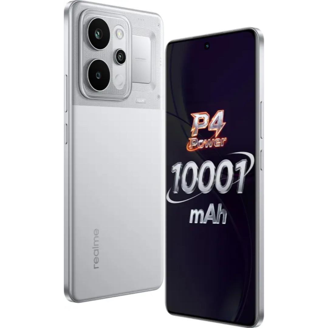 Realme P4 Power 5G 17.27 Centimeter (6.80) 50MP Sony IMX882 + 8MP Ultra Wide Dual Rear Camera 16MP Front Camera 144Hz Full HD+ 600nits Flexible Curved AMOLED Display MediaTek Dimensity 7400 Ultra 5G Octa Core Processor Smartphones Mobile