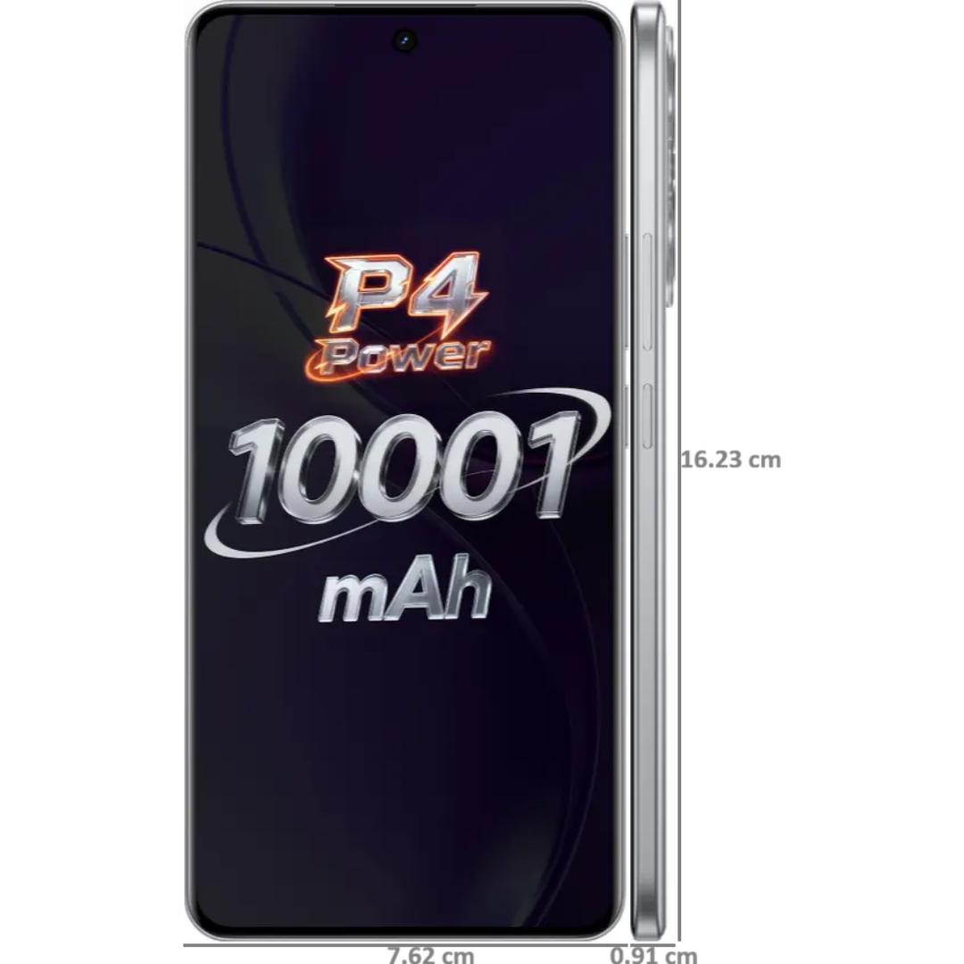 Realme P4 Power 5G 17.27 Centimeter (6.80) 50MP Sony IMX882 + 8MP Ultra Wide Dual Rear Camera 16MP Front Camera 144Hz Full HD+ 600nits Flexible Curved AMOLED Display MediaTek Dimensity 7400 Ultra 5G Octa Core Processor Smartphones Mobile