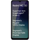 Redmi 14C 5G 17.47 Centimeter (6.88) 50 MP Rear Camera & 8 MP Front Camera HD+ 120Hz Snapdragon® 4s Gen 2 5G Octa Core Processor Smartphones Mobile