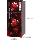 LG 240.0 L GL-S292RSCY.ASCZEBN 2 Star Smart Diagnosis Convertible Smart Inverter Compressor Frost Free Double Door Refrigerator (Scarlet Charm)