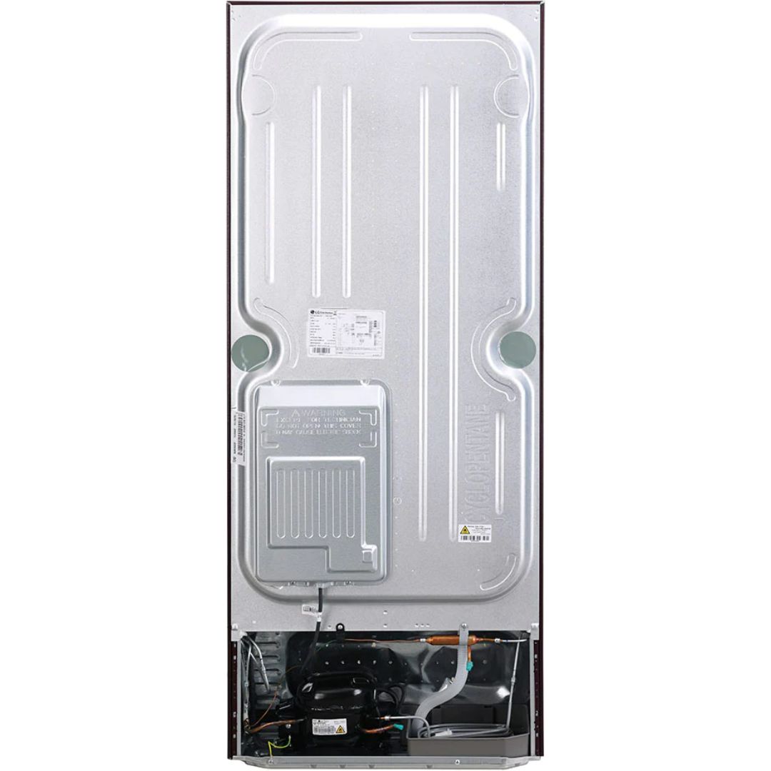 LG 240.0 L GL-S292RSCY.ASCZEBN 2 Star Smart Diagnosis Convertible Smart Inverter Compressor Frost Free Double Door Refrigerator (Scarlet Charm)