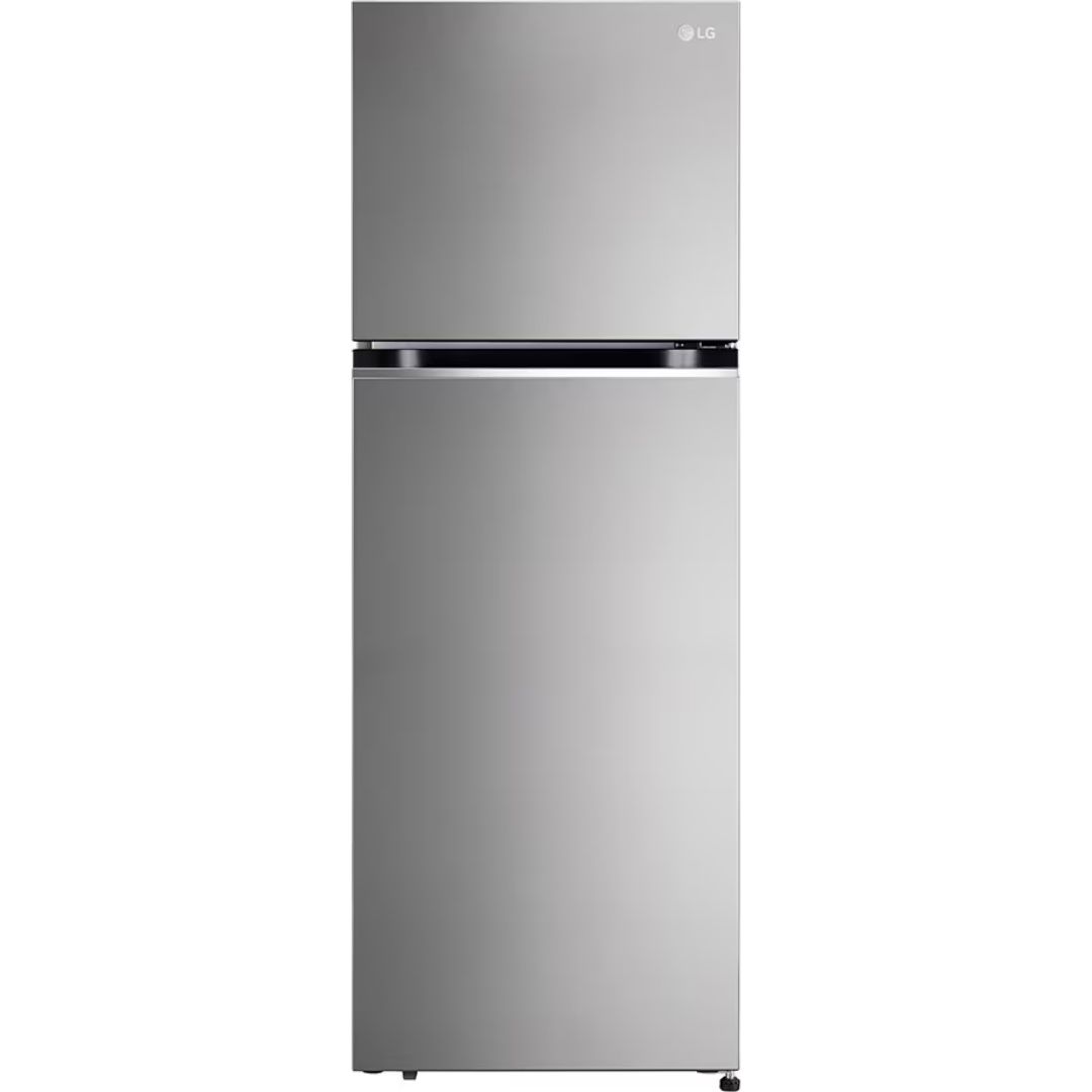 LG 343.0 L GL-S382SPZY.APZZEBN 2 Star Smart Diagnosis with Smart Inverter Compressor Convertible Frost Free Double Door Refrigerator (Shiny Steel Finish)