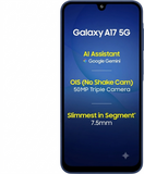 Samsung 17.02 Centimeter (6.7) Galaxy A17 5G Charger in the Box Full HD+ 90 Hz Super AMOLED Display Triple Rear Camera 50 MP + 5 MP + 2 MP & 13 MP Front Camera Samsung Exynos 1330 Octa Core Processor Smartphones Mobile