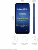 Samsung 17.02 Centimeter (6.7) Galaxy A17 5G Charger in the Box Full HD+ 90 Hz Super AMOLED Display Triple Rear Camera 50 MP + 5 MP + 2 MP & 13 MP Front Camera Samsung Exynos 1330 Octa Core Processor Smartphones Mobile