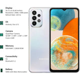 Samsung A23 5G (6/128GB) 6.60 inch Full HD+ Display, Quad Rear Camera 50MP + 5MP + 2MP + 2MP, 8MP Front Camera, Qualcomm Snapdragon 695 (SM6375) Processor, Smartphones Mobile