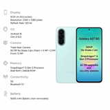 Samsung 16.89 Centimeter (6.65) Galaxy A27 5G 120 Hz Full HD+ Super AMOLED Display Triple Rear Camera 50 MP + 5 MP + 2 MP & 12 MP Front Camera Qalcomm® Snapdragon® 6 Gen 3 Octa Core Processor Smartphones Mobile