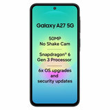 Samsung 16.89 Centimeter (6.65) Galaxy A27 5G 120 Hz Full HD+ Super AMOLED Display Triple Rear Camera 50 MP + 5 MP + 2 MP & 12 MP Front Camera Qalcomm® Snapdragon® 6 Gen 3 Octa Core Processor Smartphones Mobile