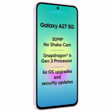 Samsung 16.89 Centimeter (6.65) Galaxy A27 5G 120 Hz Full HD+ Super AMOLED Display Triple Rear Camera 50 MP + 5 MP + 2 MP & 12 MP Front Camera Qalcomm® Snapdragon® 6 Gen 3 Octa Core Processor Smartphones Mobile
