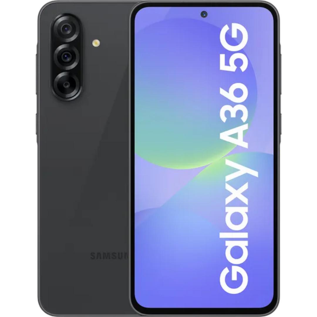 Samsung 17.02 Centimeter (6.7) Galaxy A36 5G Full HD+ 120 Hz Super AMOLED Display Triple Rear Camera 50 MP + 8 MP + 5 MP & 12 MP Front Camera Qualcomm Snapdragon 6s Gen 3, Octa Core Processor Smartphones Mobile