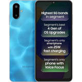 Samsung 17.13 Centimeter (6.74) Galaxy F06 5G Dual Rear Camera 50MP + 2MP, 8MP Front Camera 90Hz HD+ PLS LCD Display MediaTek Dimensity 6300 Octa Core Processor Smartphones Mobile