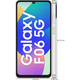 Samsung 17.13 Centimeter (6.74) Galaxy F06 5G Dual Rear Camera 50MP + 2MP, 8MP Front Camera 90Hz HD+ PLS LCD Display MediaTek Dimensity 6300 Octa Core Processor Smartphones Mobile