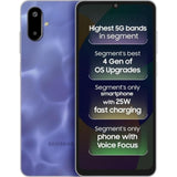 Samsung 17.13 Centimeter (6.74) Galaxy F06 5G Dual Rear Camera 50MP + 2MP, 8MP Front Camera 90Hz HD+ PLS LCD Display MediaTek Dimensity 6300 Octa Core Processor Smartphones Mobile