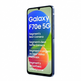 Samsung 17.13 Centimeter (6.74) Galaxy F70E 5G Dual Rear Camera 50MP + 2MP, 8MP Front Camera HD+ PLS LCD Display MediaTek Dimensity 6300 Octa Core Processor Smartphones Mobile