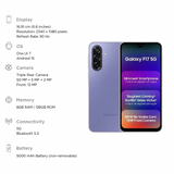 Samsung 16.91 Centimeter (6.66) Galaxy F17 5G Triple Rear Camera 50MP + 5MP + 2MP, 13MP Front Camera Full HD+ Super AMOLED Display Samsung Exynos 1330 Octa Core Processor Smartphones Mobile
