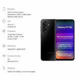 Samsung 16.91 Centimeter (6.66) Galaxy F17 5G Triple Rear Camera 50MP + 5MP + 2MP, 13MP Front Camera Full HD+ Super AMOLED Display Samsung Exynos 1330 Octa Core Processor Smartphones Mobile