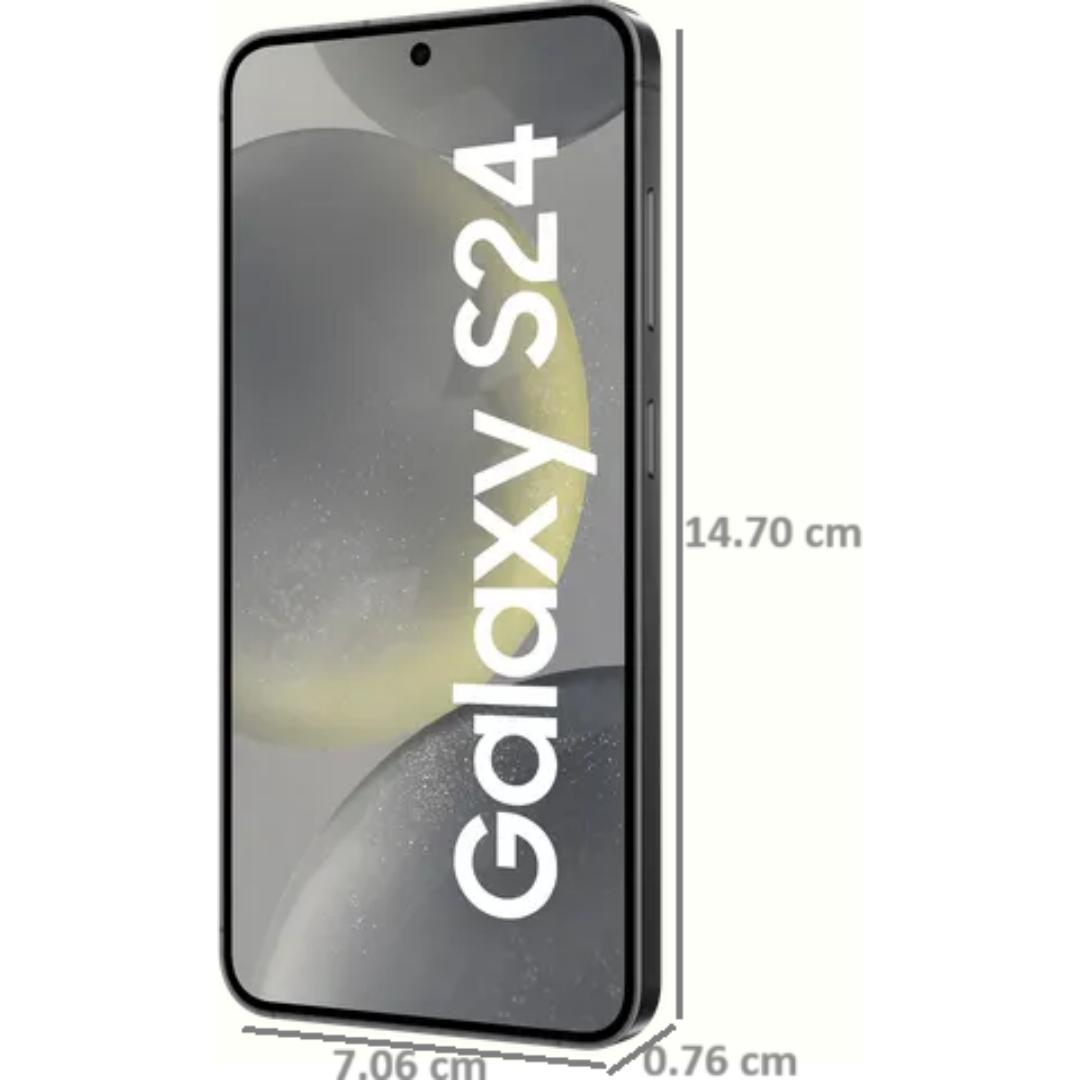 Samsung 15.75 Centimeter (6.2) Galaxy S24 5G 8/256GB Triple Rear Camera 50MP + 10MP + 12MP, 12MP Front Camera Full HD+ Dynamic AMOLED 2X Display Exynos 2400, Deca Core Processor Smartphones Mobile
