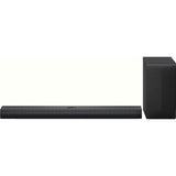 LG 400 W SQ70TY.AINDLLK 3.1.1 Channel Tripple Dolby Atmos, Center Upfiring QNED Matching Bracket Wireless Subwoofer Soundbar Speaker (Black)