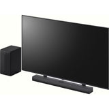 LG 400 W SQ70TY.AINDLLK 3.1.1 Channel Tripple Dolby Atmos, Center Upfiring QNED Matching Bracket Wireless Subwoofer Soundbar Speaker (Black)
