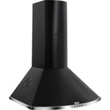 FABER 60 Centimeter Combo (HOOD TENDER 3D PB BK 60+MIXER) 1095m3/hr Push Buttons Wall Mounted Chimney (Black)