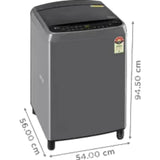 LG 10.0 Kg THD10NPM.ABMQEIL 5 Star 6 Motion AI Direct Drive™ Technology Inverter Motor Turbodrum with Smart Diagnosis Fully Automatic Top Loading Washing Machine (2024 Model, Middle Black)