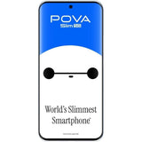 Tecno Pova Slim 5G 17.22 Centimeter (6.78) 50MP + 2MP Dual Rear Camera 13MP Front Camera 144Hz 1.5K Ultra-Bright 3D Curved AMOLED Display MediaTek Dimensity 6400 5G+ 6nm Octa Core Processor Smartphones Mobile