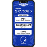 Tecno Spark Go 3 4G 17.12 Centimeter (6.74) 13MP Rear Camera 8MP Front Camera 120Hz HD+ IPS LCD Display Unisoc T7250 Octa Core Processor Smartphones Mobile
