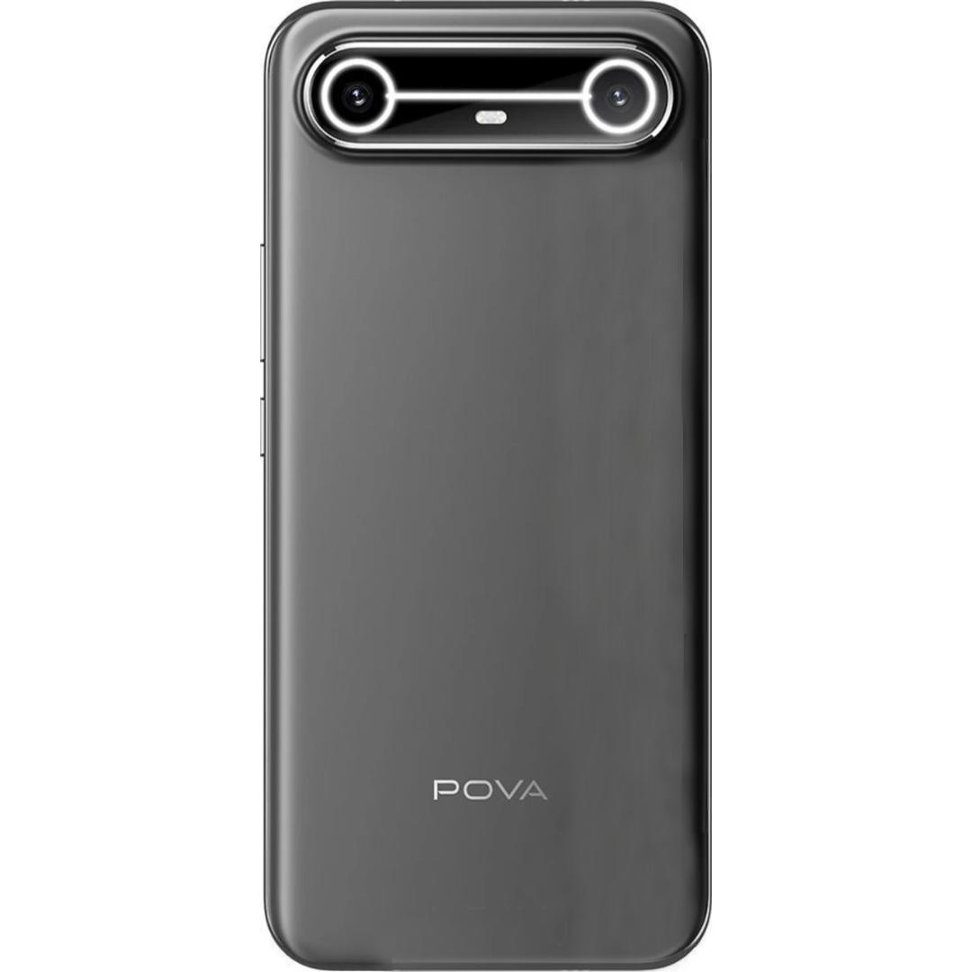 Tecno Pova Slim 5G 17.22 Centimeter (6.78) 50MP + 2MP Dual Rear Camera 13MP Front Camera 144Hz 1.5K Ultra-Bright 3D Curved AMOLED Display MediaTek Dimensity 6400 5G+ 6nm Octa Core Processor Smartphones Mobile