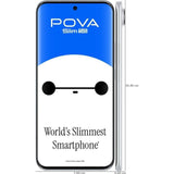 Tecno Pova Slim 5G 17.22 Centimeter (6.78) 50MP + 2MP Dual Rear Camera 13MP Front Camera 144Hz 1.5K Ultra-Bright 3D Curved AMOLED Display MediaTek Dimensity 6400 5G+ 6nm Octa Core Processor Smartphones Mobile
