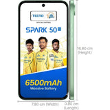 Tecno Spark 50 5G 17.22 Centimeter (6.78) 50MP Rear Camera 8MP Front Camera 120Hz HD+ IPS LCD Display Mediatek Dimensity 6400 Octa Core Processor Smartphones Mobile