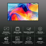 Samsung M71H Series 4K Ultra HD Tizen™ 4K Upscaling with Filmmaker Mode™ with UHD Dimming with Alexa & Voice Assistant VRR 50Hz Refresh Rate Remote Control 4K Processor Mini LED TV (2026 Edition, Black)