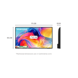 Samsung M70H Series 4K Ultra HD Tizen™ 4K Upscaling with Filmmaker Mode™ with Supreme Mini LED Dimming with Alexa & Google Assistant VRR 50Hz Refresh Rate Remote Control 4K Processor Mini LED TV (2026 Edition, Black)