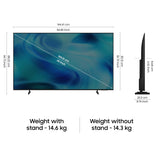 Samsung U8300H Series 4K Ultra HD Tizen™ 4K Upscaling with Filmmaker Mode™ with Supreme UHD Dimming with Alexa & Google Assistant VRR 50Hz Refresh Rate Remote Control 4K Crystal Processor Smart TV (2026 Edition, Black)
