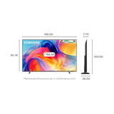 Samsung M70H Series 4K Ultra HD Tizen™ 4K Upscaling with Filmmaker Mode™ with Supreme Mini LED Dimming with Alexa & Google Assistant VRR 50Hz Refresh Rate Remote Control 4K Processor Mini LED TV (2026 Edition, Black)