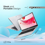 Acer Aspire 3 Thin and Light Laptop - AMD Ryzen 3 5400U | 15.6-inch (39.62 cm) UN.34QSI.014/A325/R3/8+512G/W11H/NB FHD IPS Display (8GB/512GB SSD/Win 11/Steel Gray/UN.34QSI.014)
