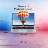 Acer 39.62 cm (15.6") UN.34YSI.01T/A325/13- I5/8+512G/W11H/NB FHD IPS Display, Full HD IPS Thin and Light Laptop (Intel Core i3 13th Gen, 8GB DDR4, 512GB SSD, Windows 11 Home, Silver)