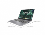 Acer 39.62 Centimeter (15.6) UN.388SI.002/A325-55/U5/8+ 512G/WNH/NB Full HD Display Intel® Core Ultra 5 Processor 8 GB/512 GB SSD/Windows Home Thin and Light Laptop (Steel Grey)