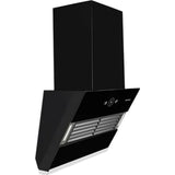 FABER 60 Centimeter VERTIGO FL SC AC BK 60 1200 m3/hr with Touch & Gesture Control Auto Clean Wall Mounted Chimney (Black)
