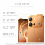 Vivo V80 5G 16.74 Centimeter (6.59) Triple AI Rear Camera 50 MP ZEISS OIS Main Camera + 50 MP Camera, 8 MP Ultra Wide-Angle & 50 MP Front Camera 144Hz Full HD+ 1.5K AMOLED Display Qualcomm Snapdragon® 7 Gen 4 Octa Core Processor Smartphones Mobile