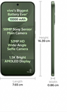 Vivo S2 FE 5G 17.35 Centimeter (6.83) Dual Rear Camera 50 MP Sony Sensor Main Camera + 2 MP Bokeh Camera & 32 MP HD Wide-Angle Front Camera 120Hz Full HD+ 1.5K Bright AMOLED Display MediaTek Dimensity 7360e-Octa Core Processor Smartphones Mobile
