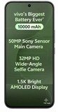 Vivo S2 FE 5G 17.35 Centimeter (6.83) Dual Rear Camera 50 MP Sony Sensor Main Camera + 2 MP Bokeh Camera & 32 MP HD Wide-Angle Front Camera 120Hz Full HD+ 1.5K Bright AMOLED Display MediaTek Dimensity 7360e-Octa Core Processor Smartphones Mobile