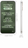 Vivo S2 FE 5G 17.35 Centimeter (6.83) Dual Rear Camera 50 MP Sony Sensor Main Camera + 2 MP Bokeh Camera & 32 MP HD Wide-Angle Front Camera 120Hz Full HD+ 1.5K Bright AMOLED Display MediaTek Dimensity 7360e-Octa Core Processor Smartphones Mobile