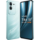 Vivo T4x 5G 17.06 Centimeter (6.72) Dual Rear Camera 50 MP AI Main Camera + 2 MP Bokeh Camera & 8 MP Front Camera 120Hz Full HD+ TFT LCD Display MediaTek Dimensity 7300 5G Octa Core Processor Smartphones Mobile